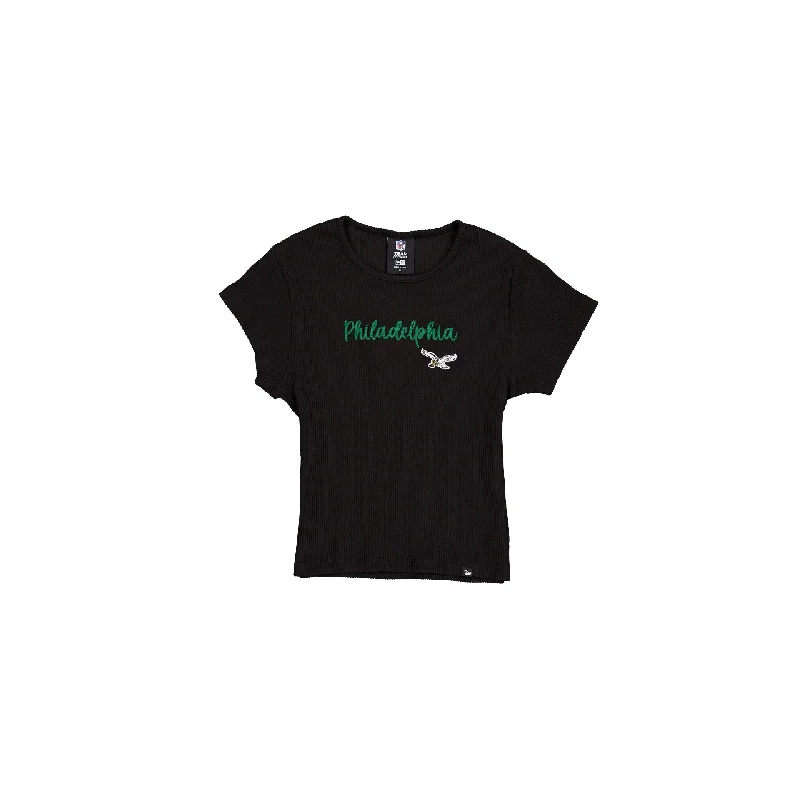 Philadelphia Eagles Sport Classics Women's Baby Tee Cozy Warm Stylish
