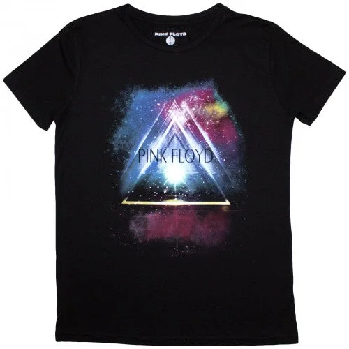 Pink Floyd Womens/Ladies Space Prism T-Shirt Solid Color Striped Floral