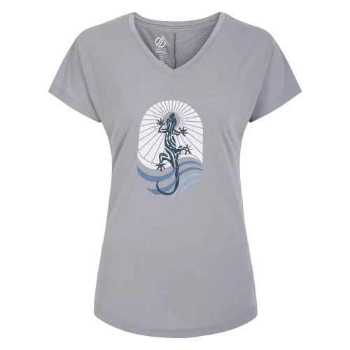 Regatta Womens/Ladies Calm Lizard T-Shirt Welt Pockets Slit Pockets Flap Pockets