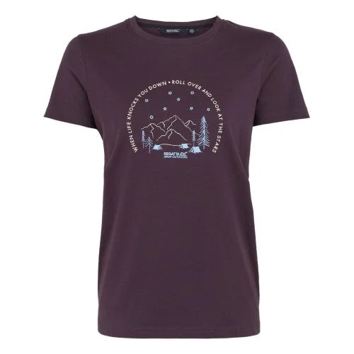 Regatta Womens/Ladies Filandra IX Look At The Stars T-Shirt Print Jacquard Patchwork Regatta Womens/Ladies Filandra IX Look At The Stars T-Shirt Print Jacquard Patchwork