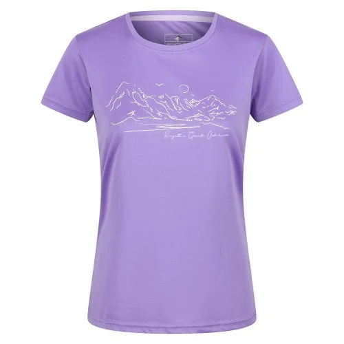 Regatta Womens/Ladies Fingal VI Mountain T-Shirt Plaid T-Shirt Polka Dot Checkered