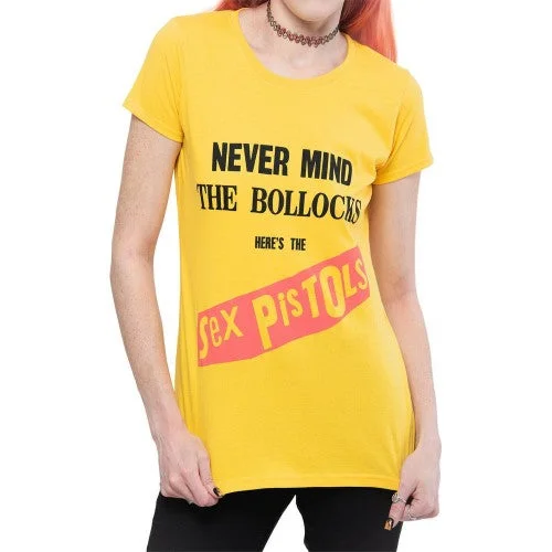 Sex Pistols Womens/Ladies Never Mind The Bollocks Album T-Shirt Solid Color Striped Floral Sex Pistols Womens/Ladies Never Mind The Bollocks Album T-Shirt Solid Color Striped Floral