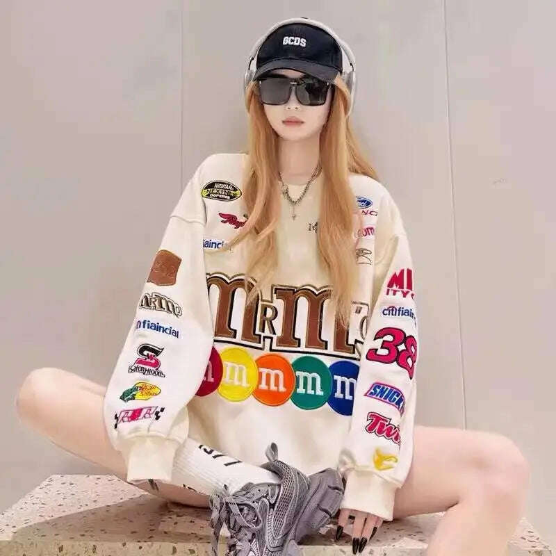 Unisex American Long Sleeve T-Shirt Women Sweatshirts Y2k Clothes Sweatshirt Spring Autumn Hip Hop High pullover Men Women's Mesh Blend Leather Blend Suede Blend Unisex American Long Sleeve T-Shirt Women Sweatshirts Y2k Clothes Sweatshirt Spring Autumn Hip Hop High pullover Men Women's Mesh Blend Leather Blend Suede Blend