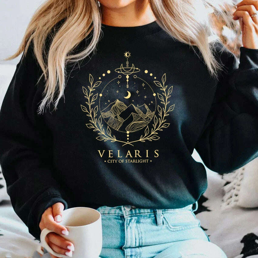 Velaris Sweatshirt A Court of Thorns and Roses Sarah J Maas Hoodie Night Court Sweater Velaris City of Starlight SJM Sweatshirts Terry Blend Velvet Blend Canvas Blend Velaris Sweatshirt A Court of Thorns and Roses Sarah J Maas Hoodie Night Court Sweater Velaris City of Starlight SJM Sweatshirts Terry Blend Velvet Blend Canvas Blend