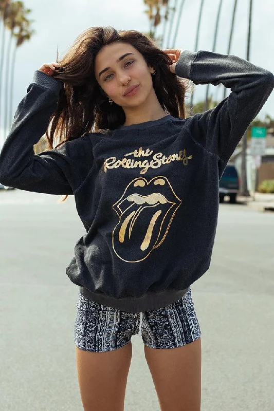 Rolling Stones Sticky Fingers Sweatshirt Mesh Fabric Canvas Fabric Denim Fabric