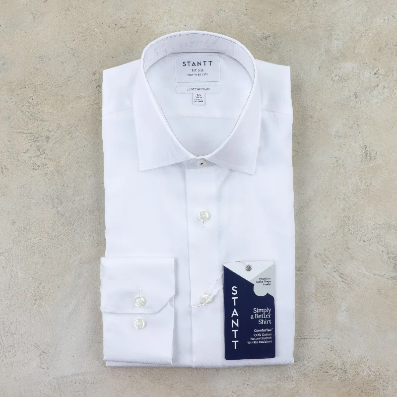 Stantt RTW Dress Shirt Fleece Nylon Spandex