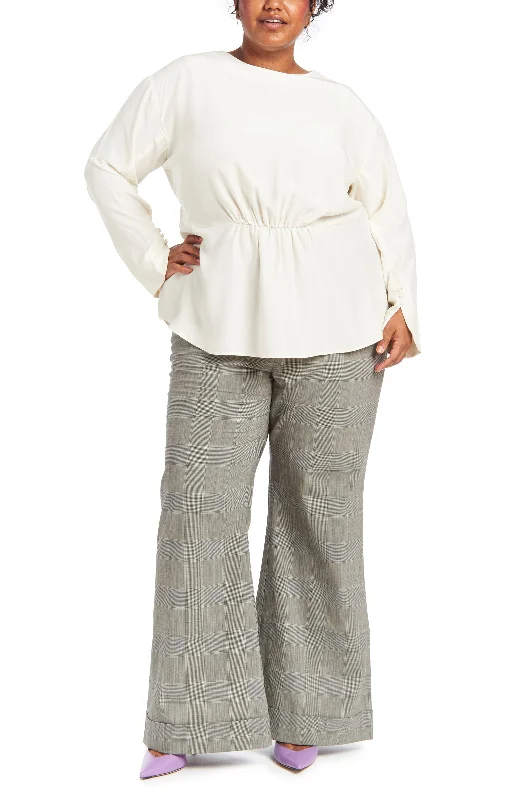 Emira Blouse Delicate Pleat Blouse