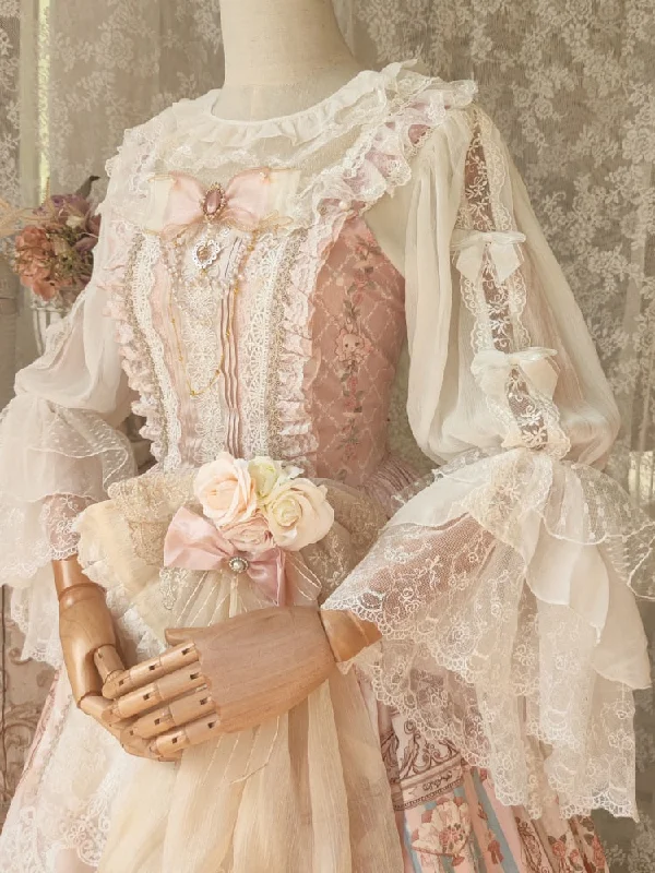 Elegant Victorian Ruffled Blouse Modern Work Blouse
