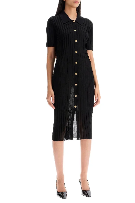 Versace Knitted Blouse Shirt Office Formal Blouse