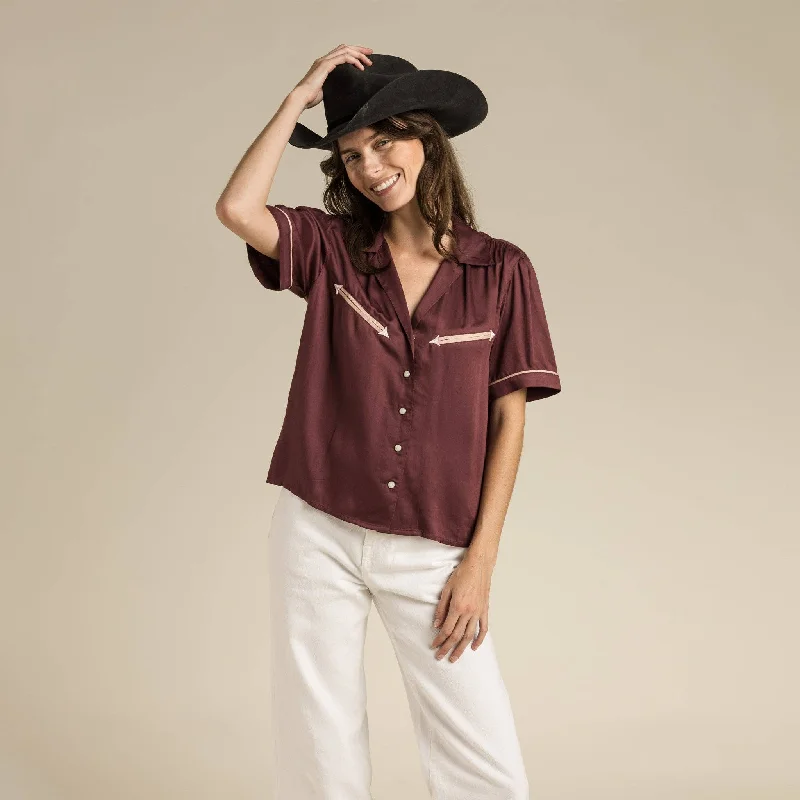 Cheyenne Western Blouse Delicate Bow Blouse