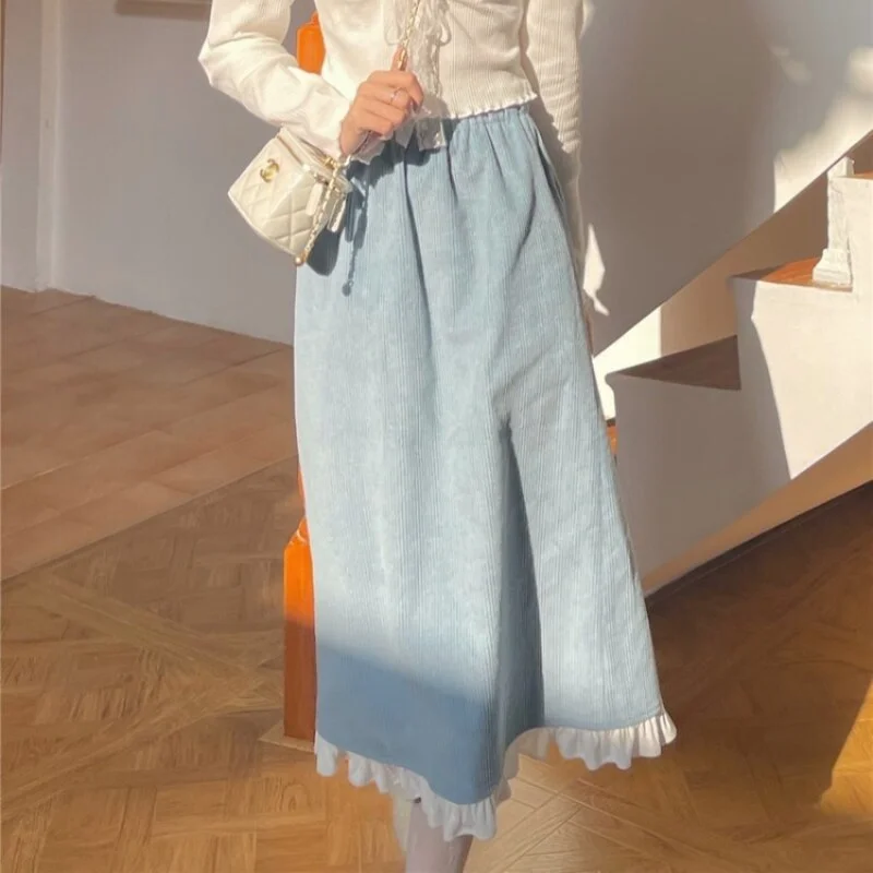 Only Blue Skirt