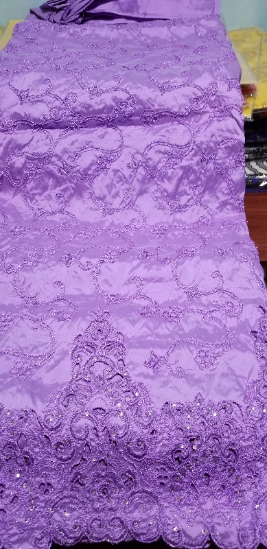 Special sale: small-George in lilac taffeta Silk Embriodery George wrapper + 1.8yds matching net blouse. Quality embriodery work with Crystal stones Lightweight Chiffon Blouse Special sale: small-George in lilac taffeta Silk Embriodery George wrapper + 1.8yds matching net blouse. Quality embriodery work with Crystal stones Lightweight Chiffon Blouse