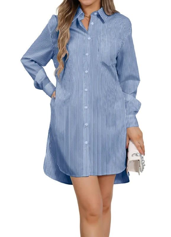 Navy Blue Stripe