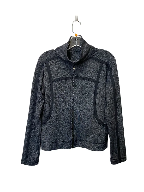 Athletic Jacket By Lululemon In Grey, Size: 6 Snapped Jacket Toggled Jacket Drawstring Jacket Athletic Jacket By Lululemon In Grey, Size: 6 Snapped Jacket Toggled Jacket Drawstring Jacket