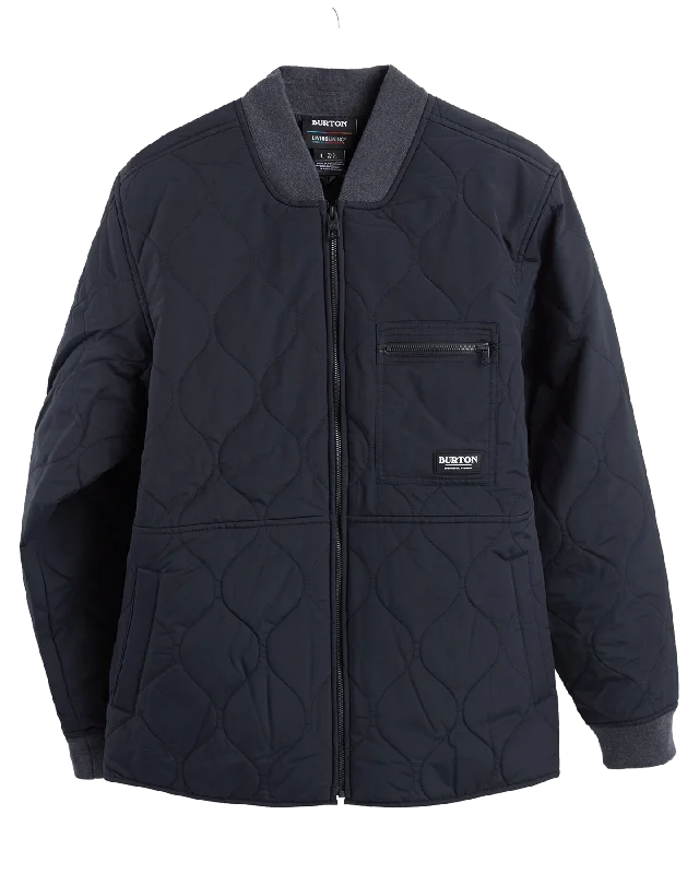 Burton Mallet Jacket  - True Black Toggled Jacket Drawstring Jacket Belted Jacket