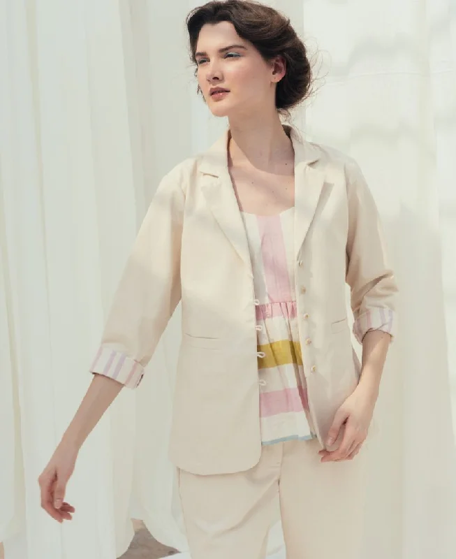 Buttercream Jacket Belted Jacket Elasticated Jacket Padded Jacket