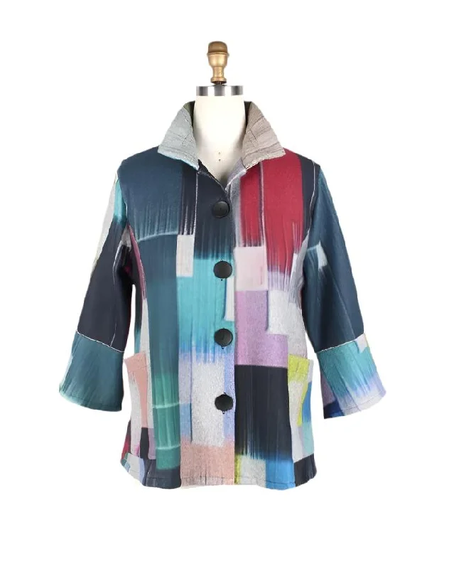 Damee Brushstroke Colorblock Flannel Jacket - 4853 - Sizes L & XL Only! Fleece Jacket Down Jacket Parka Damee Brushstroke Colorblock Flannel Jacket - 4853 - Sizes L & XL Only! Fleece Jacket Down Jacket Parka