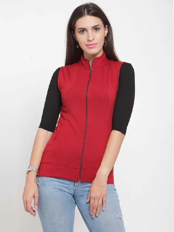 TANDUL Sleeveless Solid Women Casual Jacket Wool Jacket Cashmere Jacket Tweed Jacket TANDUL Sleeveless Solid Women Casual Jacket Wool Jacket Cashmere Jacket Tweed Jacket