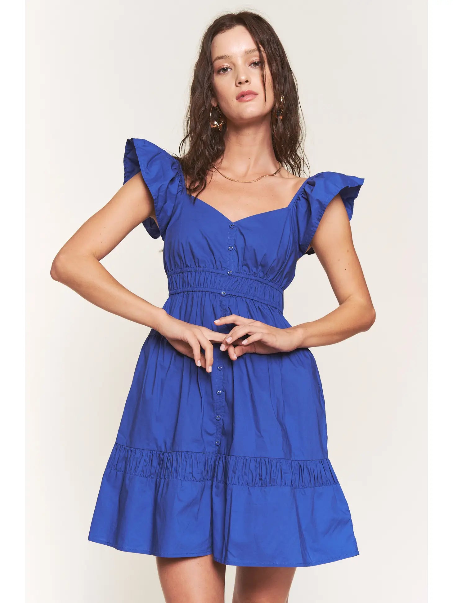 Elena Mini Dress- FINAL SALE ITEM Stylish Floral Print Mini Dress