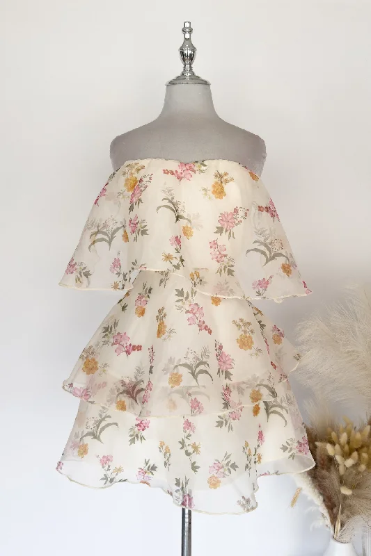 Filippa Floral Mini Dress Comfortable Casual Mini Dress