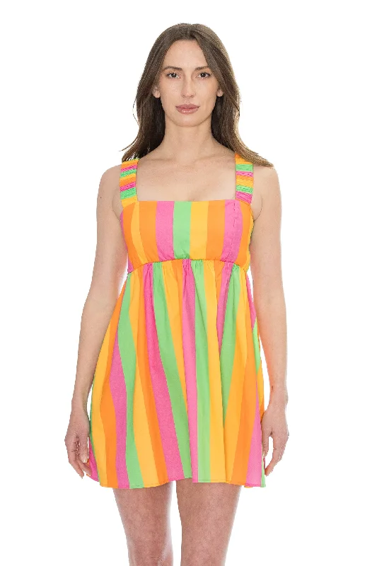 Fling Mini Dress Casual Button-Up Mini Dress