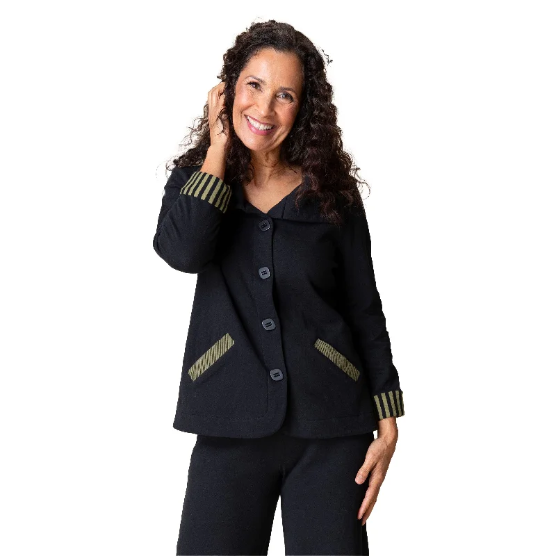 Habitat Mix Stripe Button Up Jacket - 51825 V-Neck Jacket Boat Neck Jacket Square Neck Jacket Habitat Mix Stripe Button Up Jacket - 51825 V-Neck Jacket Boat Neck Jacket Square Neck Jacket
