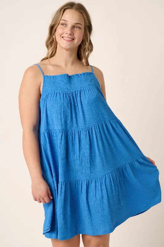 Hadley Mini Dress - Plus Size- FINAL SALE ITEM Classic Striped Mini Dress