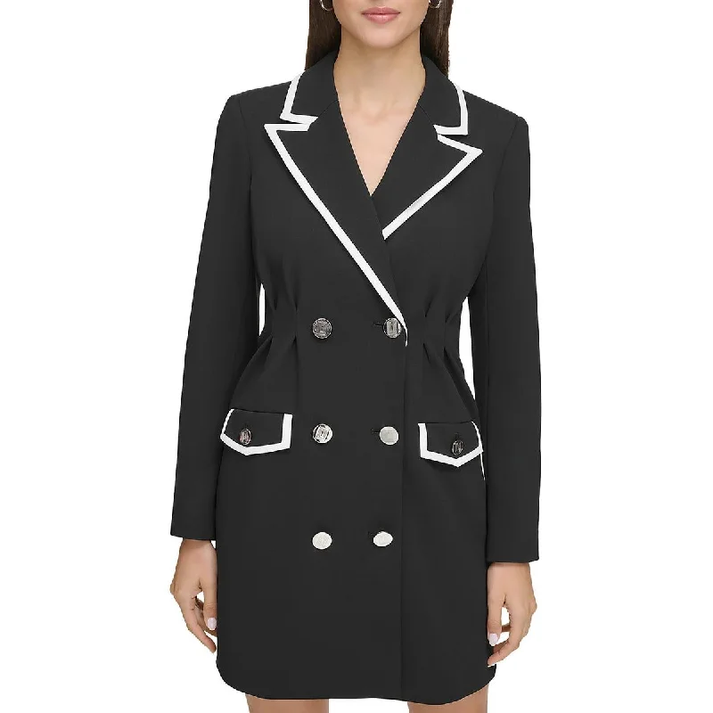 Karl Lagerfeld Womens Blazer Dress Professional Mini Dress Trendy Button-Detail Mini Dress Karl Lagerfeld Womens Blazer Dress Professional Mini Dress Trendy Button-Detail Mini Dress