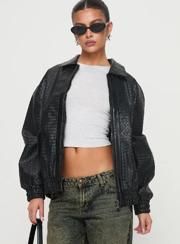 Kenny Bomber Jacket Onyx Mesh Jacket Canvas Jacket Denim Jacket