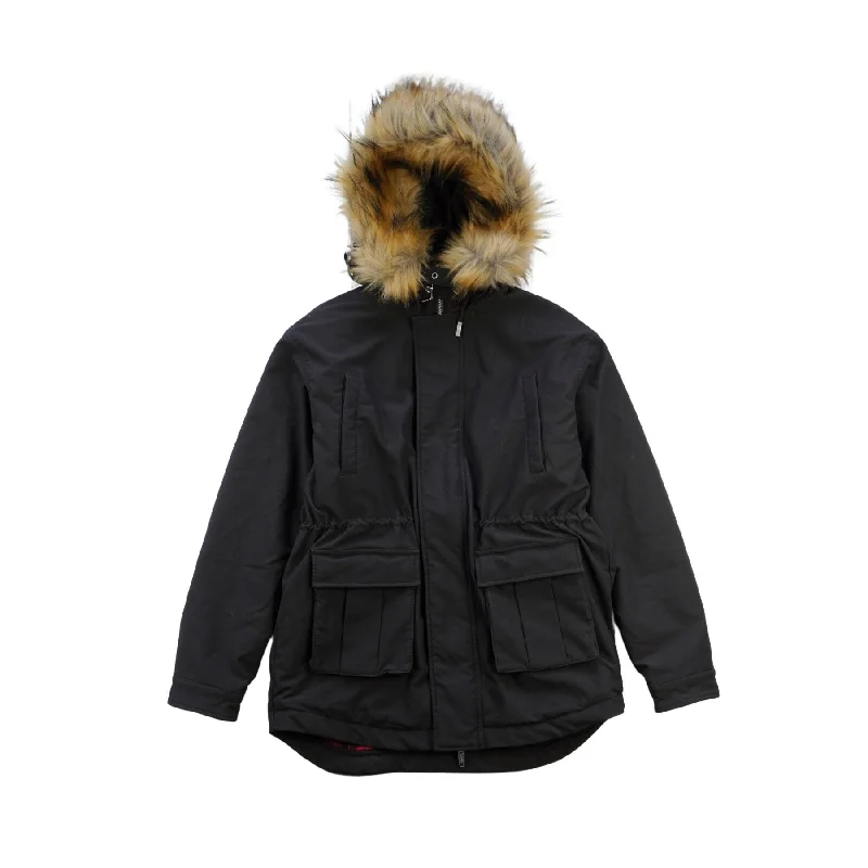 The Kooples Parka Jacket - Women's 3 Ribbed Jacket Pleated Jacket Ruffled Jacket