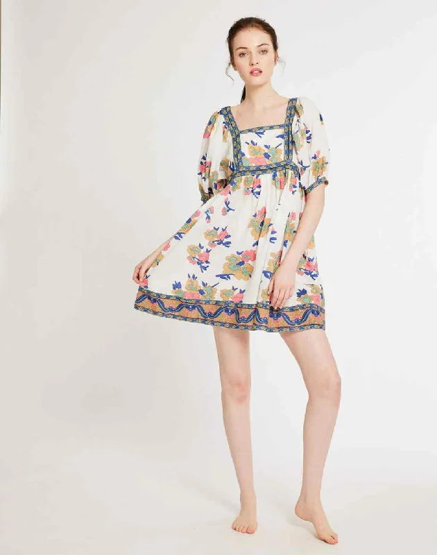 Liesl Mini Dress in Persian Rose Cozy Knitted Mini Dress