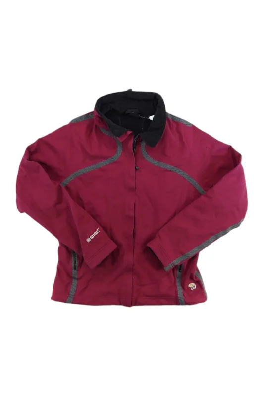Mountain Hardwear Womens Soft Shell Jacket Boat Neck Shawl Collar Notched Collar