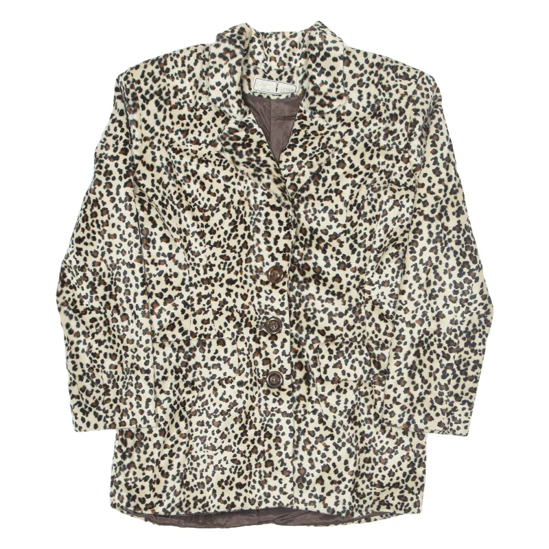 PENTA STYLE Womens Blazer Jacket Beige M Knit Jacket Woven Jacket Fleece Jacket