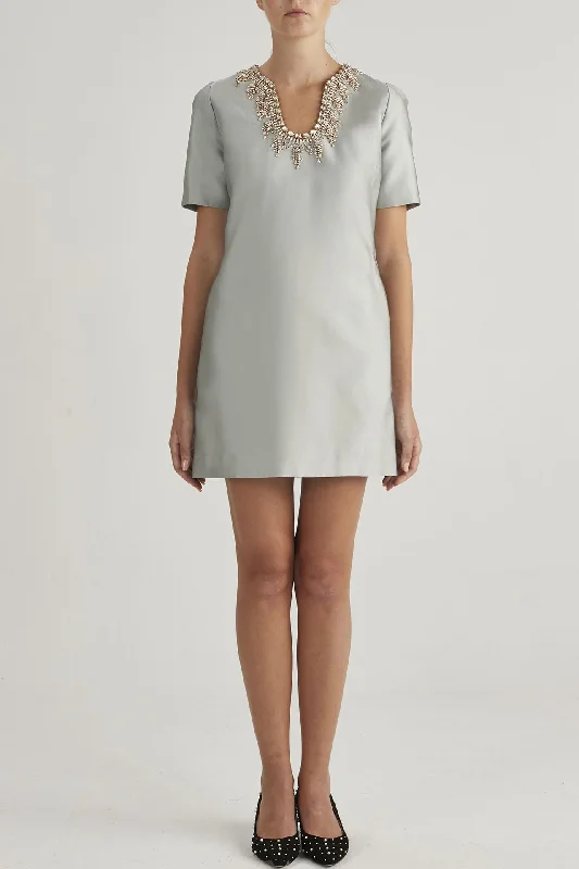 Short sleeves mini dress Chic Bohemian Mini Dress