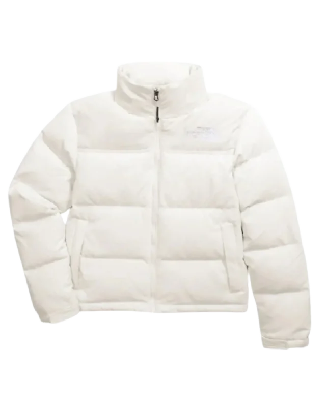 The North Face Women's 92 Ripstop Nuptse Jacket - White Dune Mesh Jacket Canvas Jacket Denim Jacket The North Face Women's 92 Ripstop Nuptse Jacket - White Dune Mesh Jacket Canvas Jacket Denim Jacket