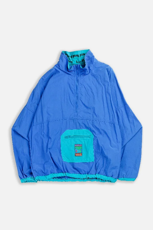 Vintage Chaps Windbreaker Jacket - L Knit Jacket Woven Jacket Fleece Jacket