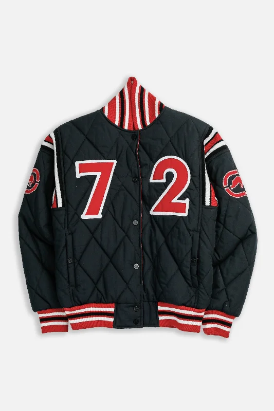 Vintage Ecko Reversible Puffer Jacket - L Belted Jacket Elasticated Jacket Padded Jacket Vintage Ecko Reversible Puffer Jacket - L Belted Jacket Elasticated Jacket Padded Jacket
