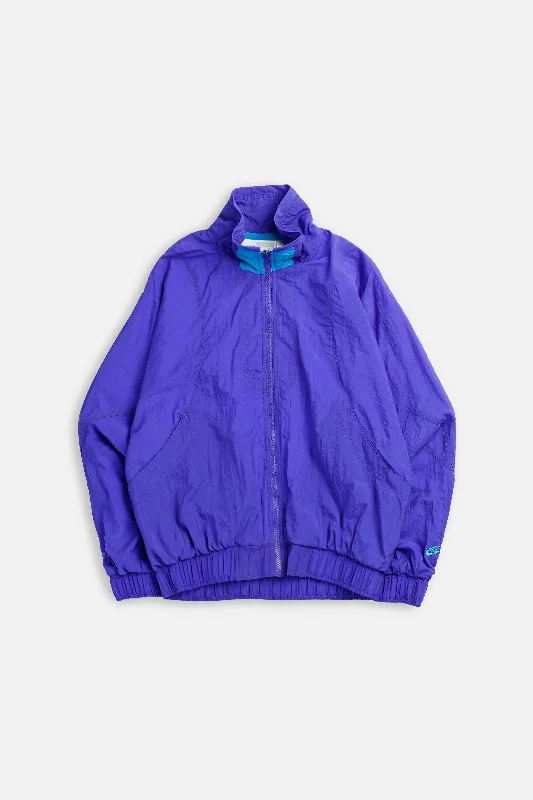 Vintage Nike Windbreaker Jacket - Women's S Boat Neck Shawl Collar Notched Collar