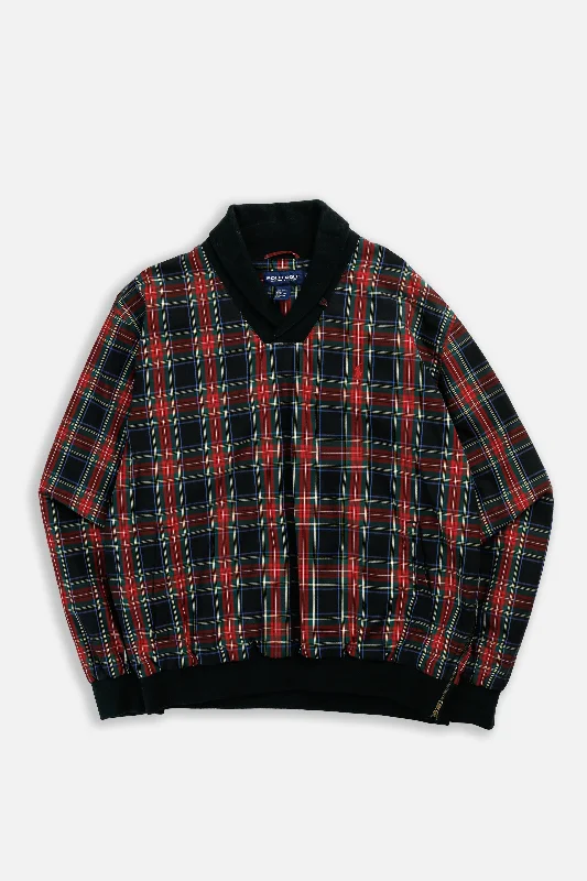 Vintage Pullover Jacket - L Oversized Jacket Tailored Jacket Straight Jacket