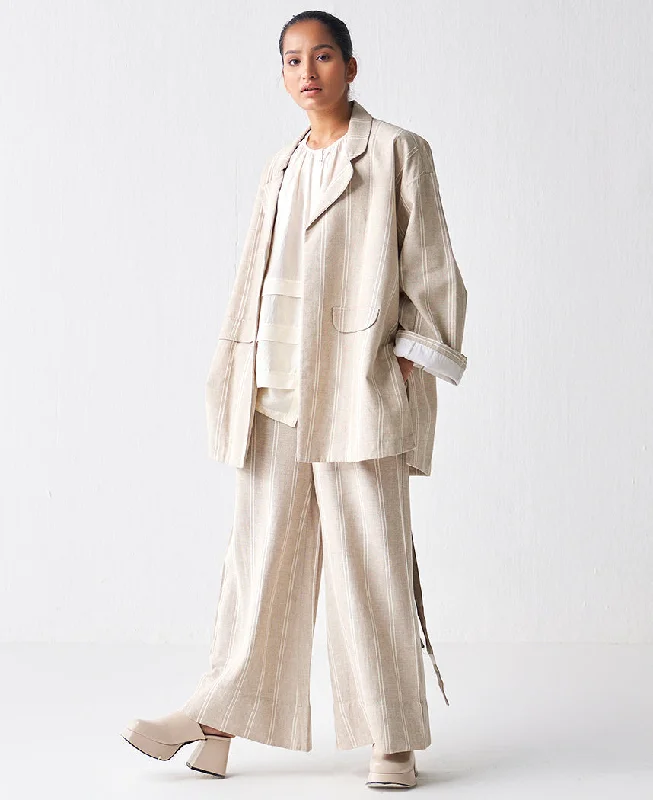 Wide Sleeve Jacket Zippered Front Buttoned Front Snap Front