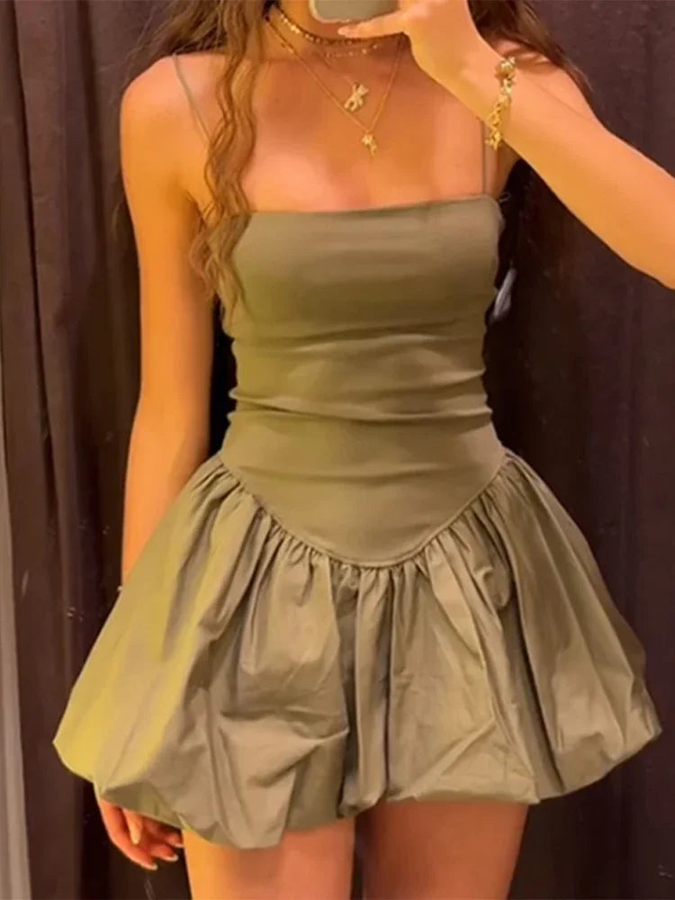 Women's Tutu Bubble A Line Fashion Designer Mini Dresses (Short) Trendy Button-Detail Mini Dress Women's Tutu Bubble A Line Fashion Designer Mini Dresses (Short) Trendy Button-Detail Mini Dress