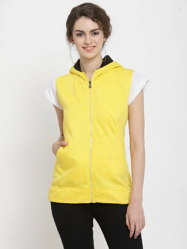 ZARVEY Sleeveless Solid Women Jacket Chenille Jacket Brocade Jacket Lace Jacket