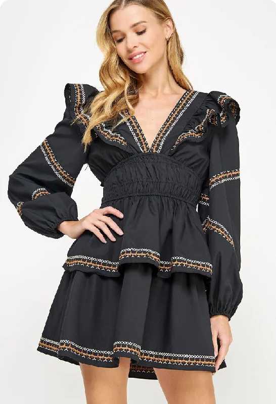 Oakly Mini Dress Comfortable Smocked Mini Dress