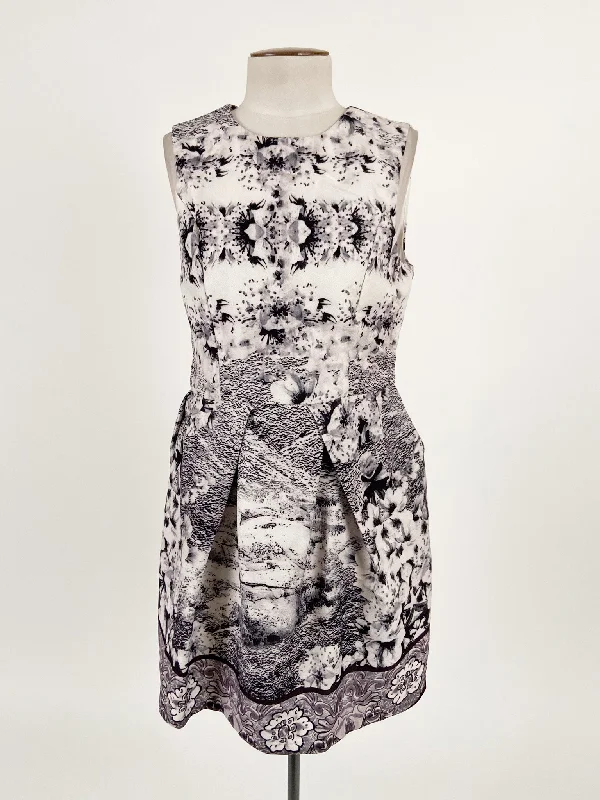 Ava | Multicoloured Formal/Workwear Dress | Size 10