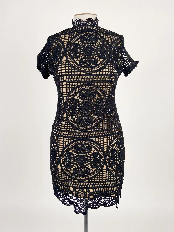 Boohoo | Black Cocktail Dress | Size 14