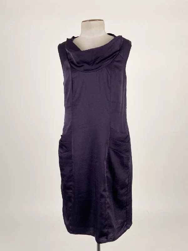 Jacqui.E | Navy Cocktail/Workwear Dress | Size 8