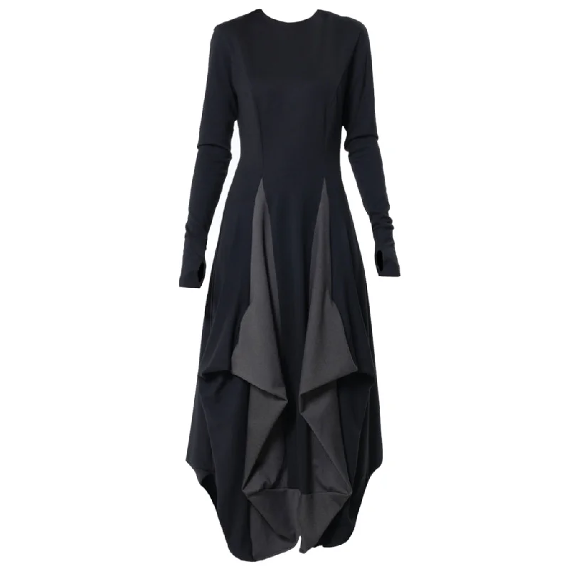 Draped Dress | Black
