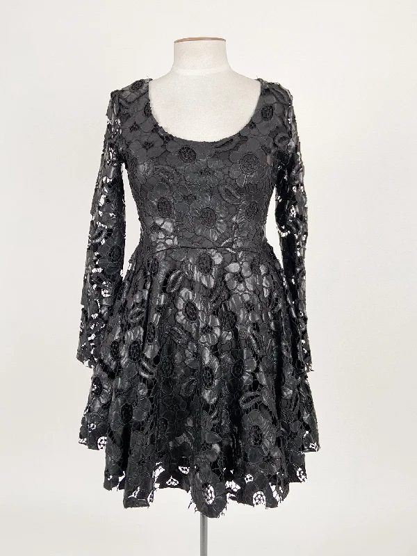 Mossman | Black Workwear Dress | Size 10