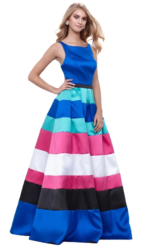 Nox Anabel - Long Mikado Evening Dress 8350SC
