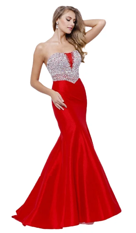Nox Anabel - Strapless Sequined Mermaid Dress 8243SC